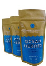 Alchemist1962 Ocean Heroes - Veganistische Omega-3 Algenolie DHA + EPA - 180 Capsules 500 mg