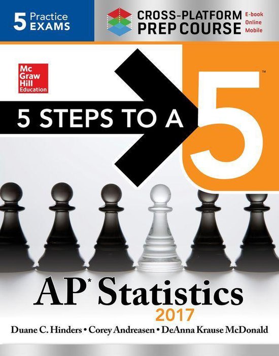 5 Steps to a 5 AP Statistics 2017 Cross-Platform Prep Course - cover
