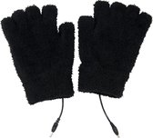 ObboMed MH-1020 verwarmde handshoenen zonder vingertoppen â€“ te verwarmen door middel van USB- kabel â€“ kleur zwart