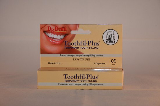 Noodvulling Toothfil-Plus van Dr. Denti extra sterk
