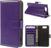 Cyclone Cover wallet hoesje Sony Xperia Z5 Compact paars