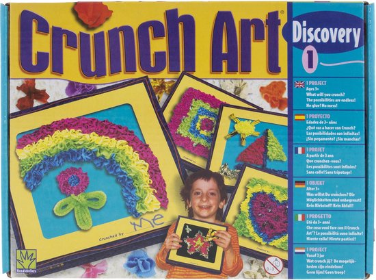 Crunch art discovery 1 - knutselpakket - knutselen met kinderen | bol.com