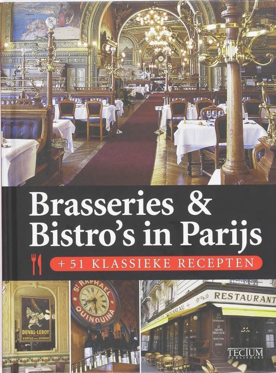 Cover van het boek 'Brasseries & Bistro's in Parijs'