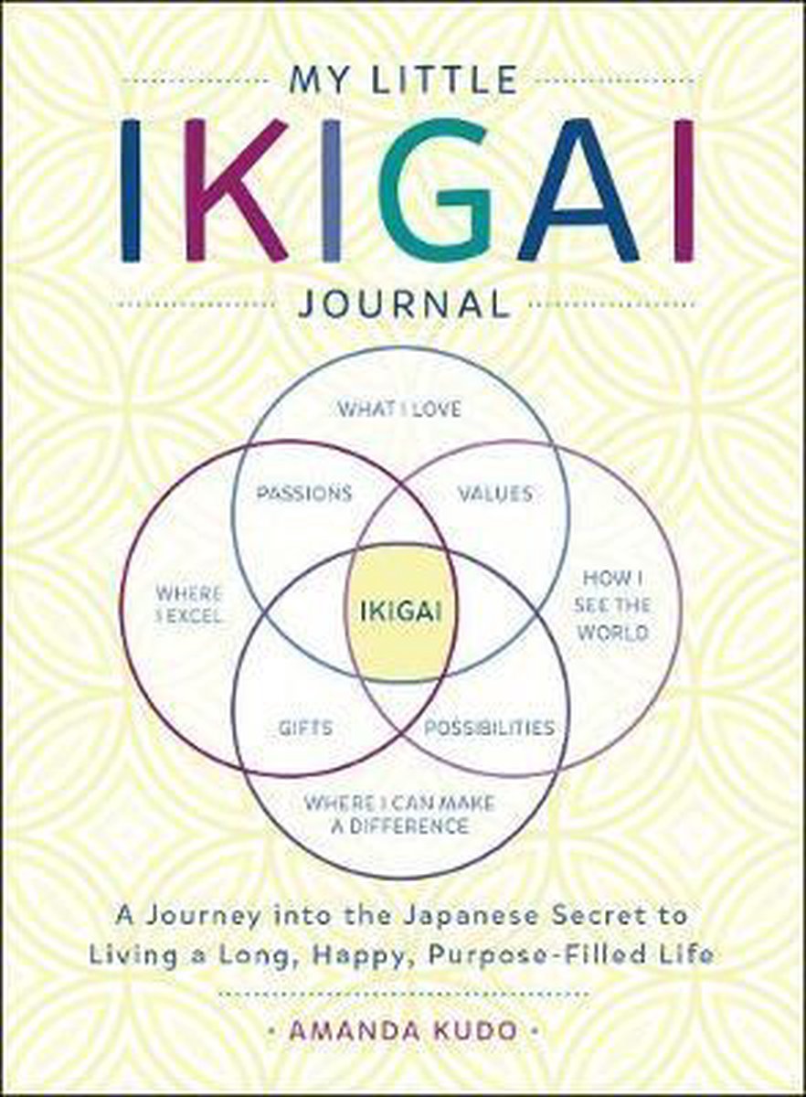 My Little Ikigai Journal A Journey into the Japanese Secret to Living a Long, Happy, PurposeFilled Life International Edition - Amanda Kudo