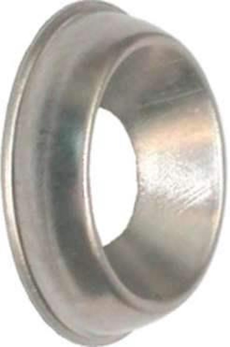 Kraalringen. 11 x 3.5MM. Vernikkeld. 20 Stuks ring. Deltafix.