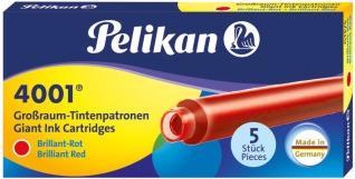 Pelikan 4001 Lange Inktpatronen - | bol.com