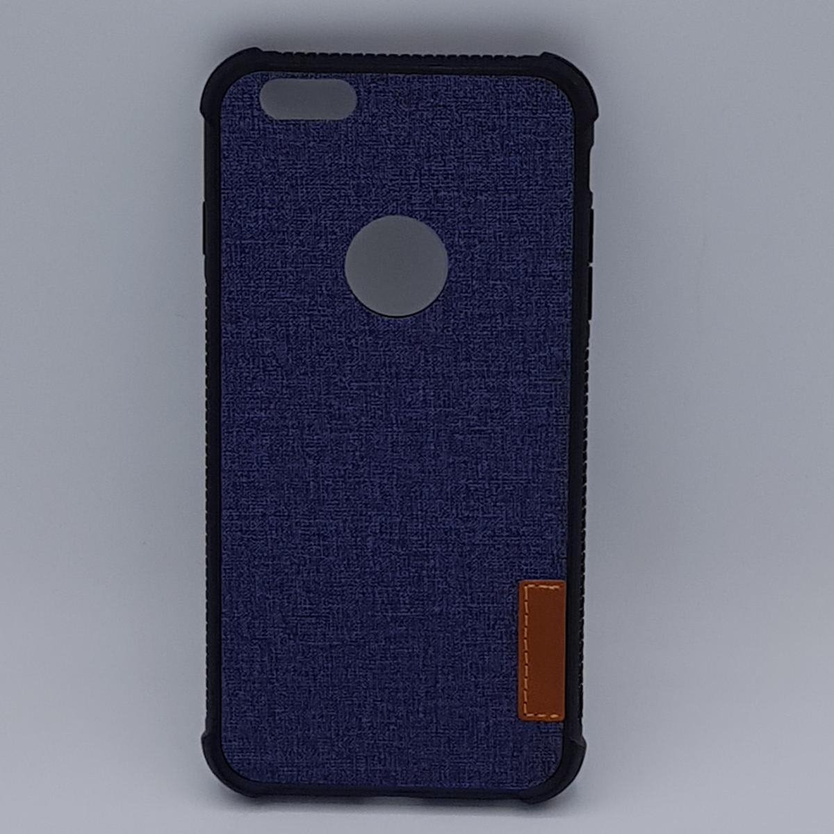 Geschikt voor IPhone 6 Plus – TPU back cover case – jeans style