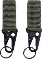 Molle snap hook with keyring 2-pack JFO03