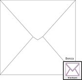Benza Wenskaart Enveloppen - Vierkant 16 x 16 cm - Wit - 40 stuks