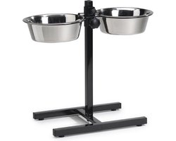 Beeztees Standaard - Hondenvoer- en drinkbak - Zwart - 25 cm