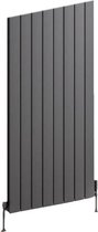 Design radiator verticaal staal mat antraciet 100x58,8cm 562 watt - Eastbrook Addington type 10