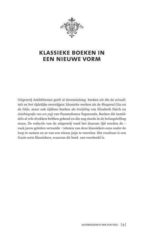 AnkhHermes Klassiekers - Autobiografie van een yogi