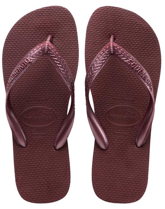 Havaianas dames slippers bordeaux rood maat 39-40 | bol