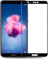 Huawei P Smart - Full Cover Screenprotector - Gehard Glas - Zwart