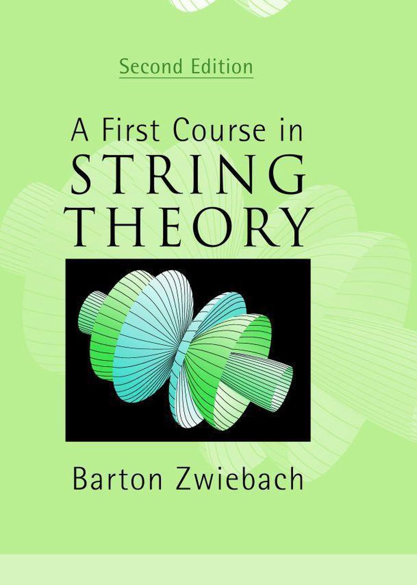 Omslag van A First Course in String Theory