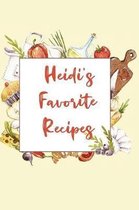 Heidi's Favorite Recipes