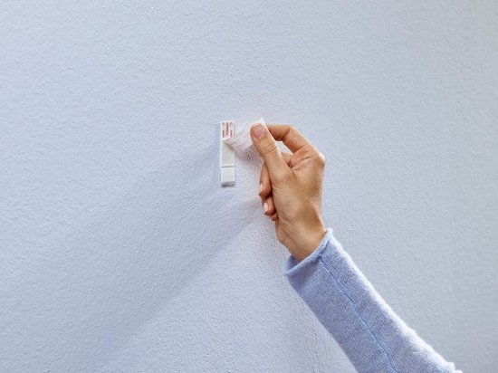 Tesa - 77772 - Clou adhésif pour papier peint et plâtre - jusqu'à 0.5kg - 13mm - transparent - 2 pièces