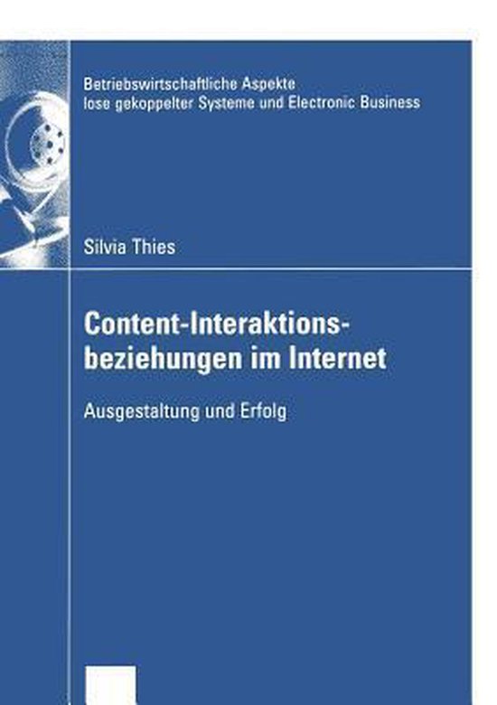 Content-Interaktionsbeziehungen im Internet - cover
