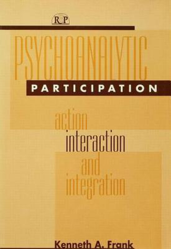 Relational Perspectives Book Series- Psychoanalytic Particip ... - cover