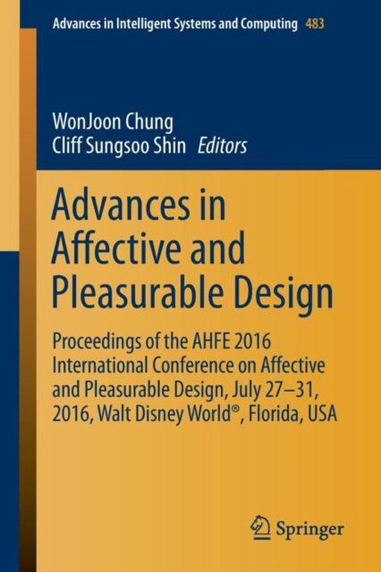 Advances in Affective and Pleasurable Design - cover