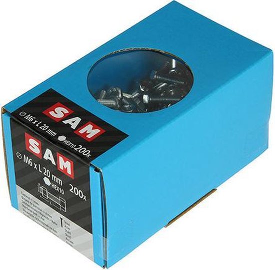 M6 x L30 HEX10 35 pièces.