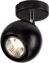 LIGHT EYE 1 zwart/chroom 1xGU10