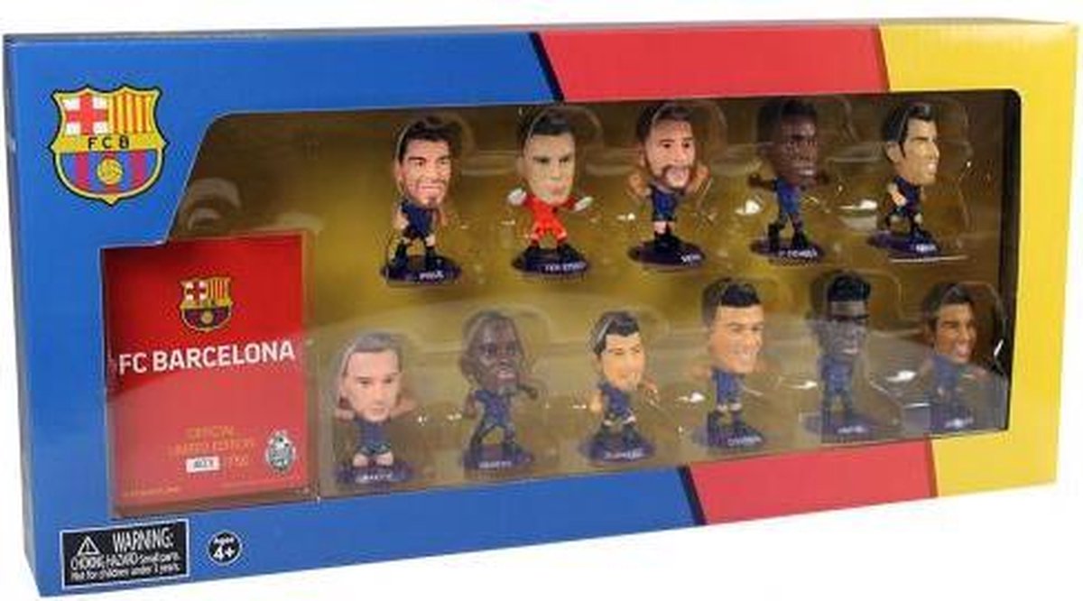 FC Barcelona SoccerStarz Team Pack Voetbalpoppetjes | bol.com