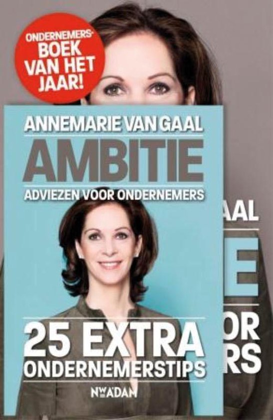 Cover van het boek 'Ambitie + Gratis boekje met 25 extra tips' van Annemarie van Gaal