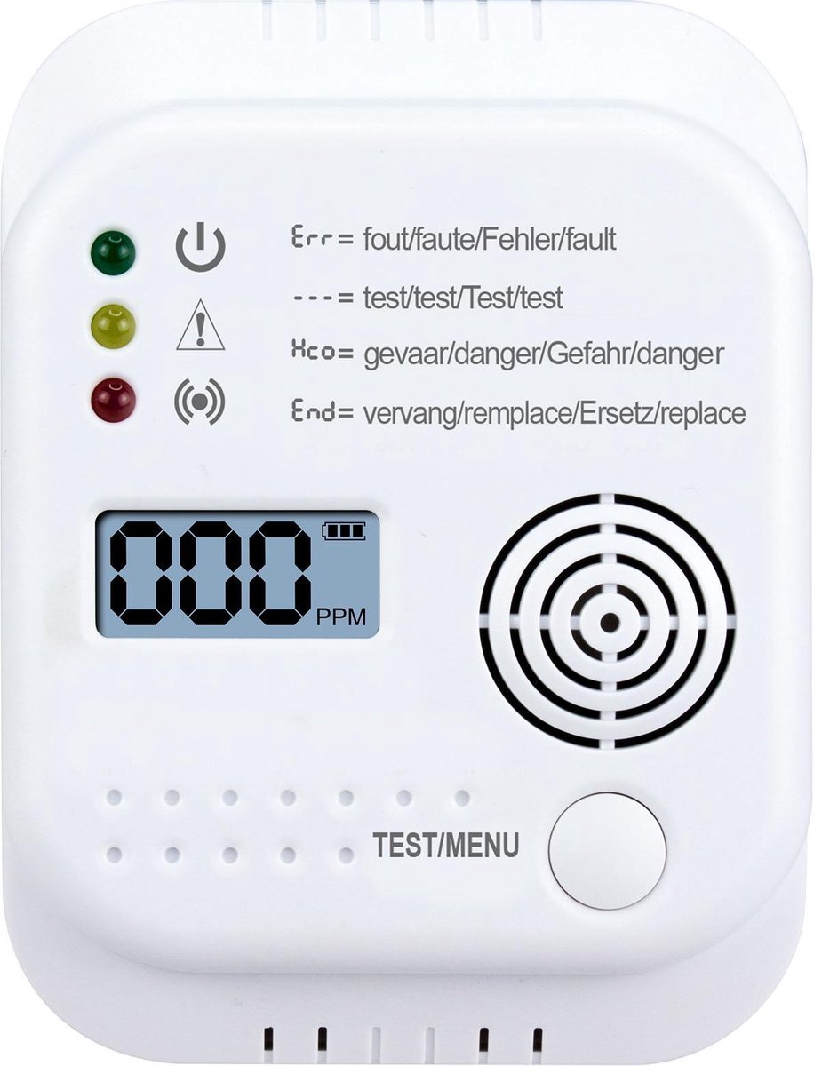 Alecto COA-28 Koolmonoxide melder - long life sensor 7 jaar