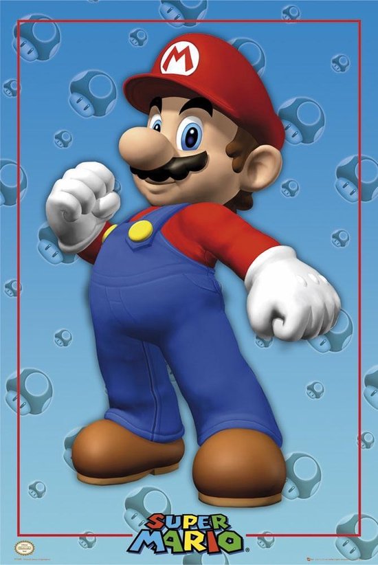 Reinders Poster Nintendo - super no. solo 61 - - × 18514 91,5 mario cm Poster 