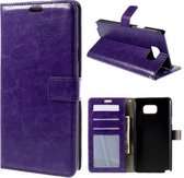 Cyclone wallet case hoesje Samsung Galaxy S7 paars