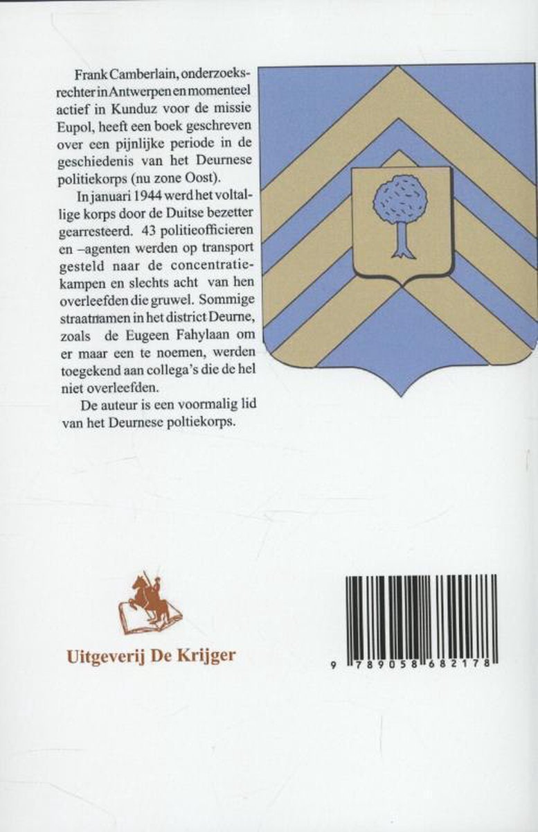 Oorlogswouten - back cover