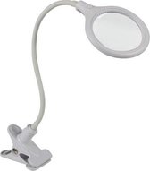 Lampe de bureau LED avec pince de fixation - Loupe (5 dioptries) - 4W - 32 LED - Blanc