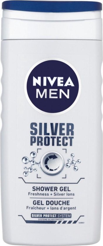 Nivea Men Showergel - Silver 250 bol.com