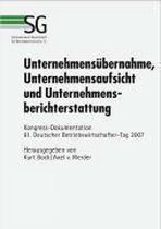 Unternehmensübernahme, Unternehmensaufsicht und Unternehmensberichterstattung