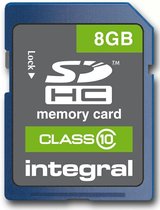 Integral 8GB SD Kaart 20Mb/s