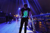 Illuminated Apparel Glow - T-shirt - Groen - Maat L