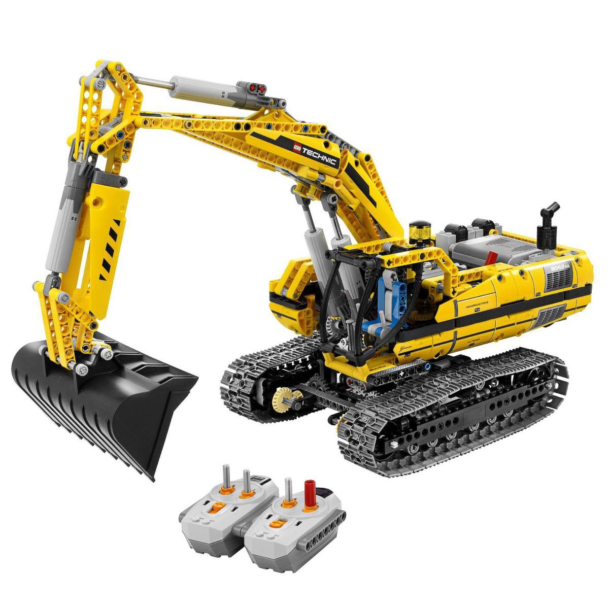 Teken een foto Verst Aktentas LEGO Technic Graafmachine met Motor - 8043 | bol.com