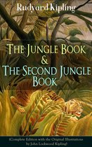 The Jungle Book & The Second Jungle Book (Complete Edition with the Original Illustrations by John Lockwood Kipling)