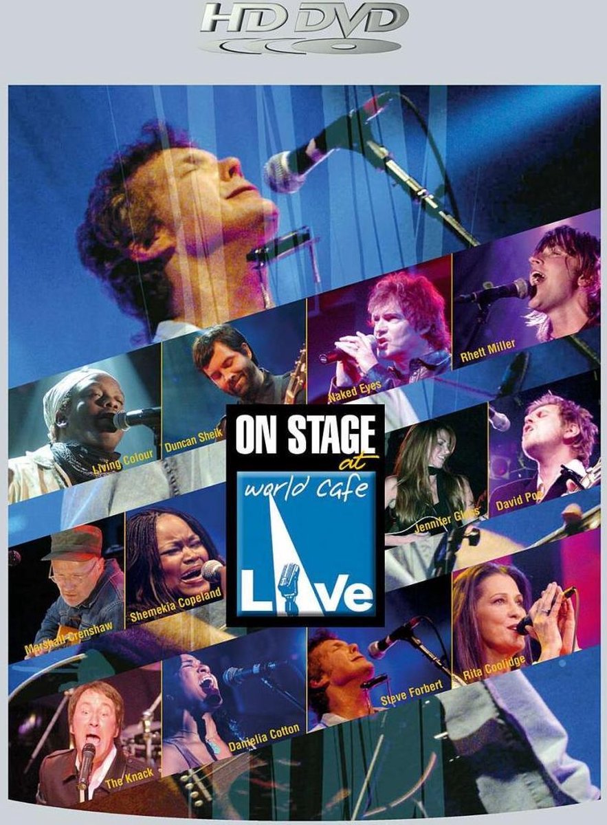 On Stage At World Cafe 1
