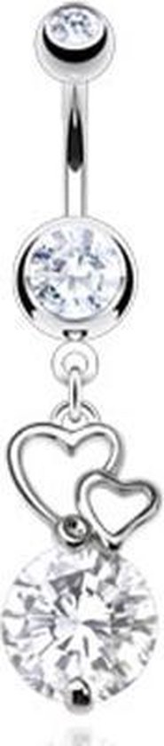 Gaby-Piercing para el cuerpo de acero inoxidable 316L, joyería con bolas de pied