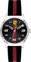 Scuderia Ferrari SF860002 Pitlane - Polshorloige - Siliconen - Zwart - Ø 34 mm