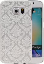 Samsung Galaxy S6 Edge - Brocant Hardcase Hoesje Wit