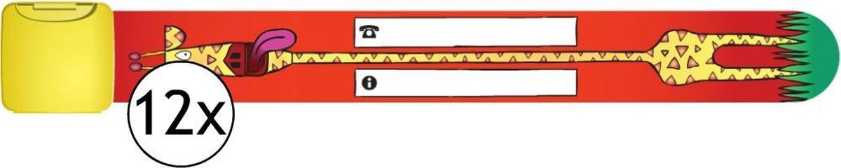 Image of 12 x infoband giraf