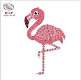Diamond Painting Crystal Art sticker Flamingo incl. gereedschap