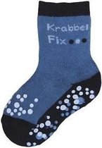 anti-slip sokken krabbelfix - marine - maat 17-18