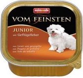 Animonda Vom Feinsten Junior - Gevogeltelever - Hondenvoer - 22 x 150 g