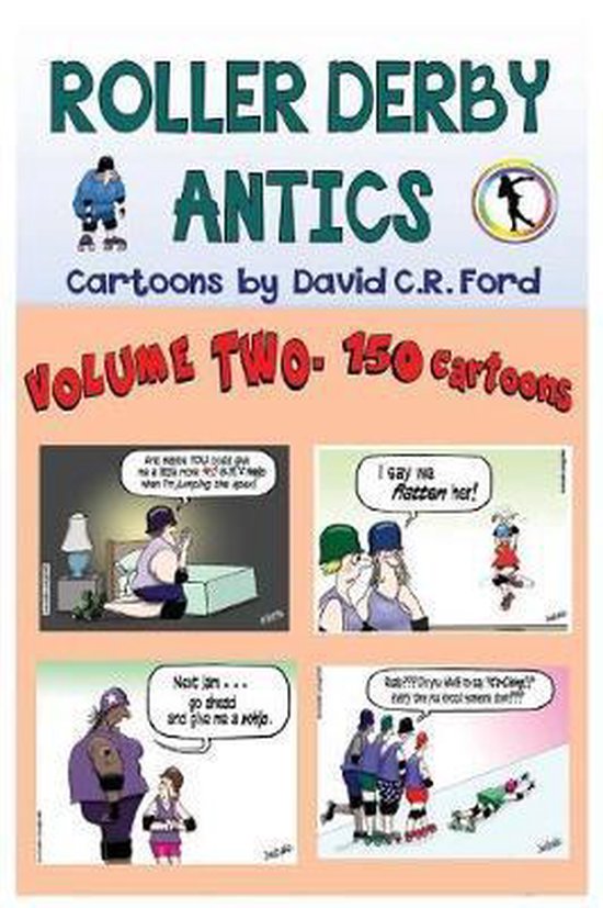 Roller Derby Antics, Volume Two Cartoons- Roller Derby Antic ... - cover
