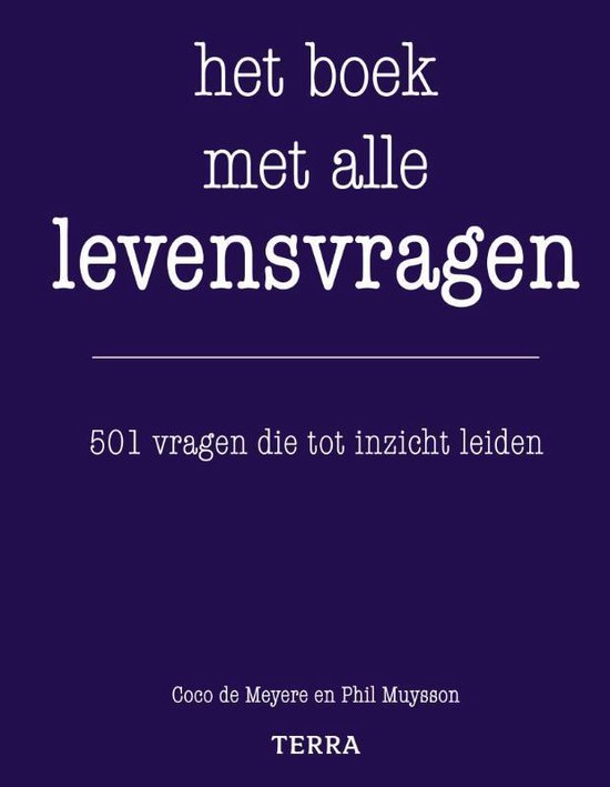 Cover van het boek 'Het boek met alle levensvragen'
