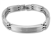 Amanto Armband Bas - Heren - 316L Staal - 11,5 mm - 21 cm